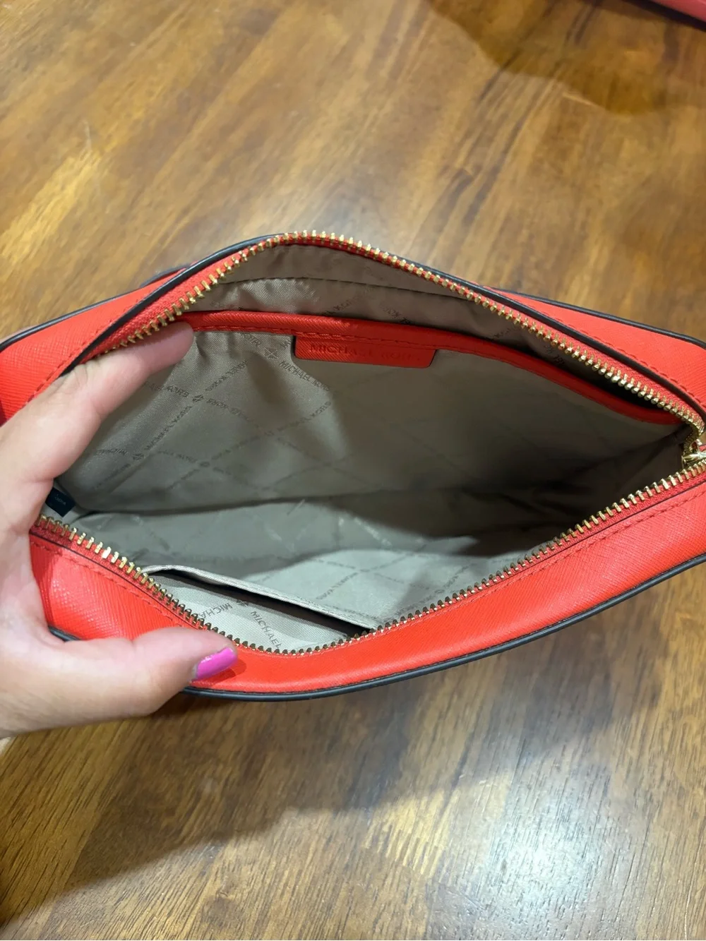 Michael Kors compact saffiano